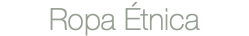 Ropa Étnica